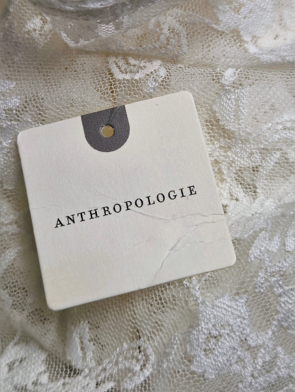 NWT Anthropologie Lyre Bird Ivory Lace Maxi Skirt Small - Picture 10 of 16
